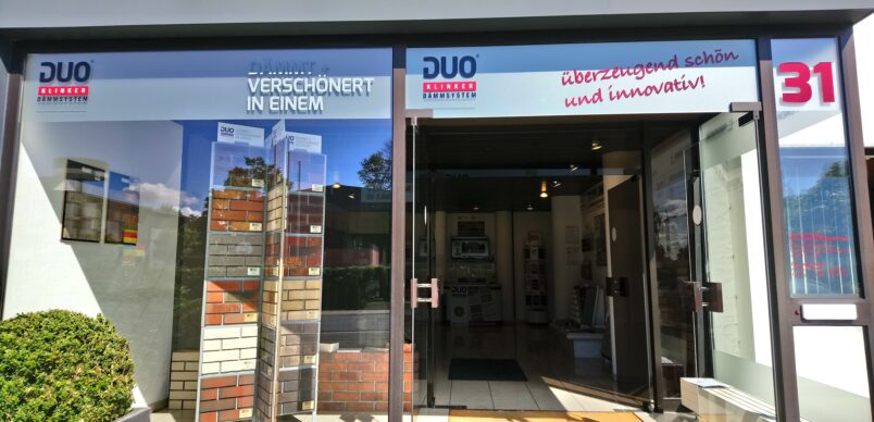 Duoklinker Ausstellung Eingang