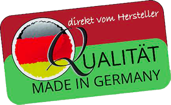 Logo Made in Germany in rot und grün